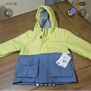OSHKOSH Waterproof kids jacket new 3t